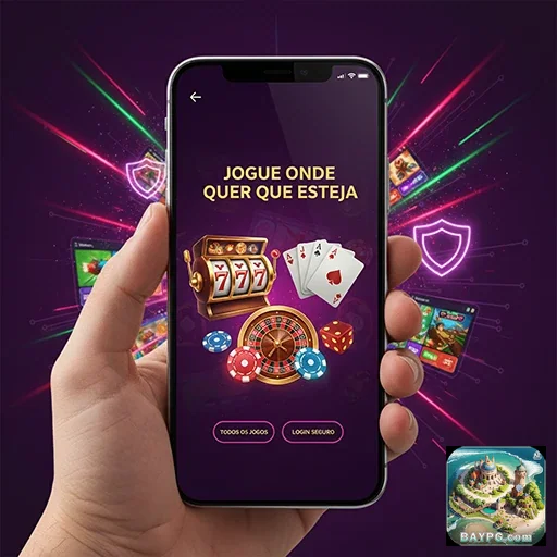 Ilustração de Experimente os melhores slots com a baypg e viva a emoção