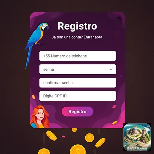 Ilustração de Experimente os melhores slots com a baypg e viva a emoção